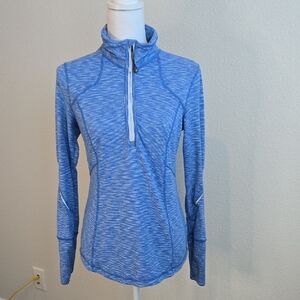 Tangerine Blue Long Sleeve Running Top